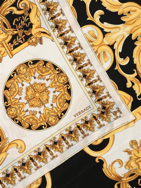 foulard seta versace|versace foulards for women.